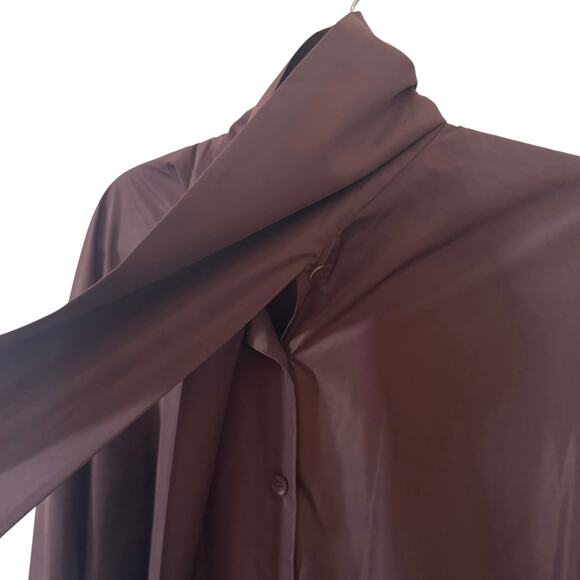 Tibi Italian Sporty Nylon Shirt Dress - Picture 12 of 14